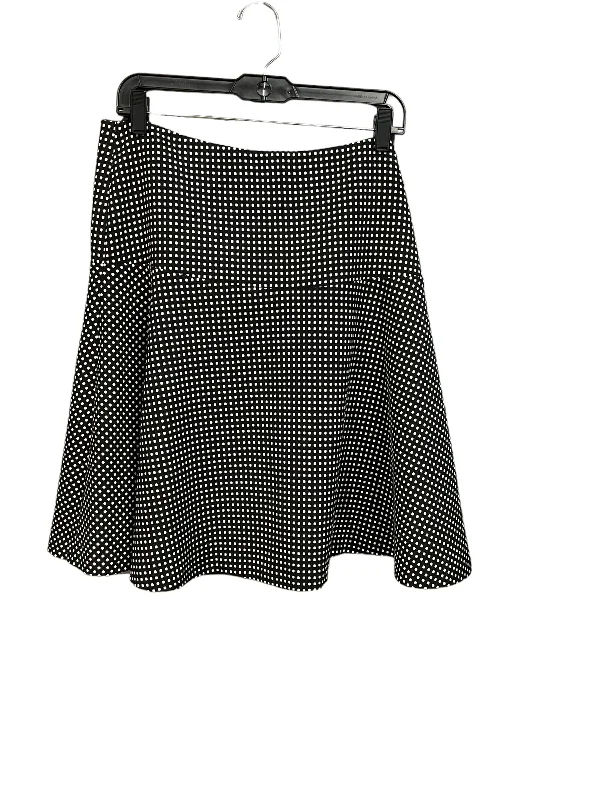 Skirt Midi By Tommy Hilfiger In Black & White, Size: Xl