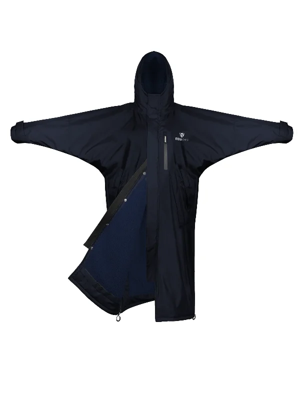 Evolution Women's | Thick Fleece | Fixed Hood | Navy/Navy