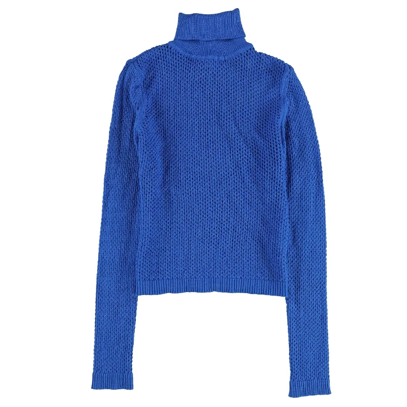 Bar Iii Womens Perforated Pullover Sweater