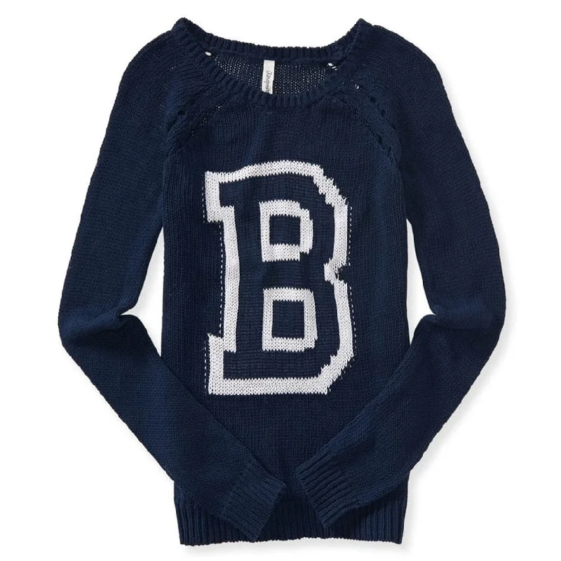 Aeropostale Womens Sheer B Pullover Sweater