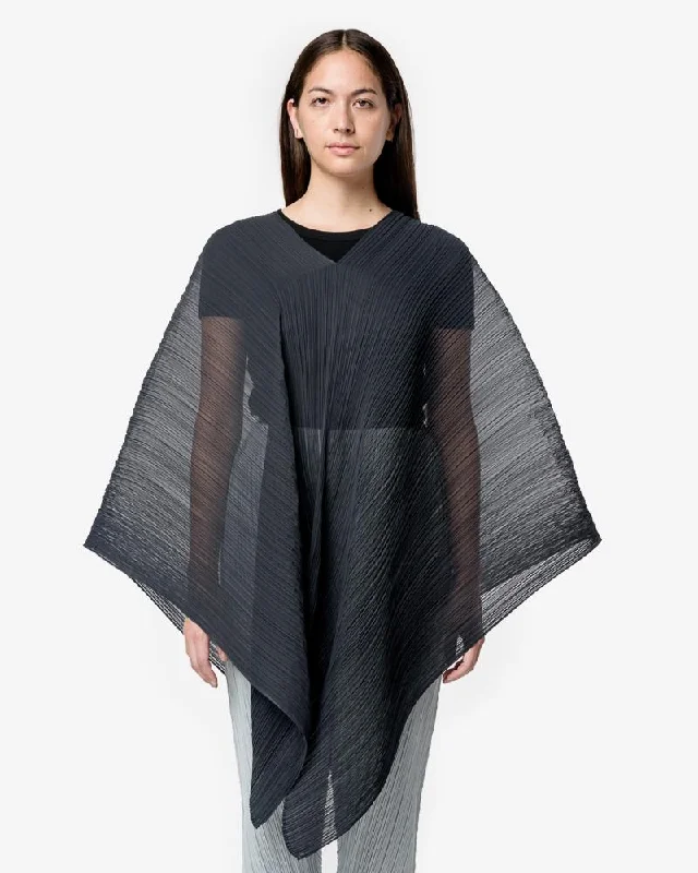 Poncho in Charcoal