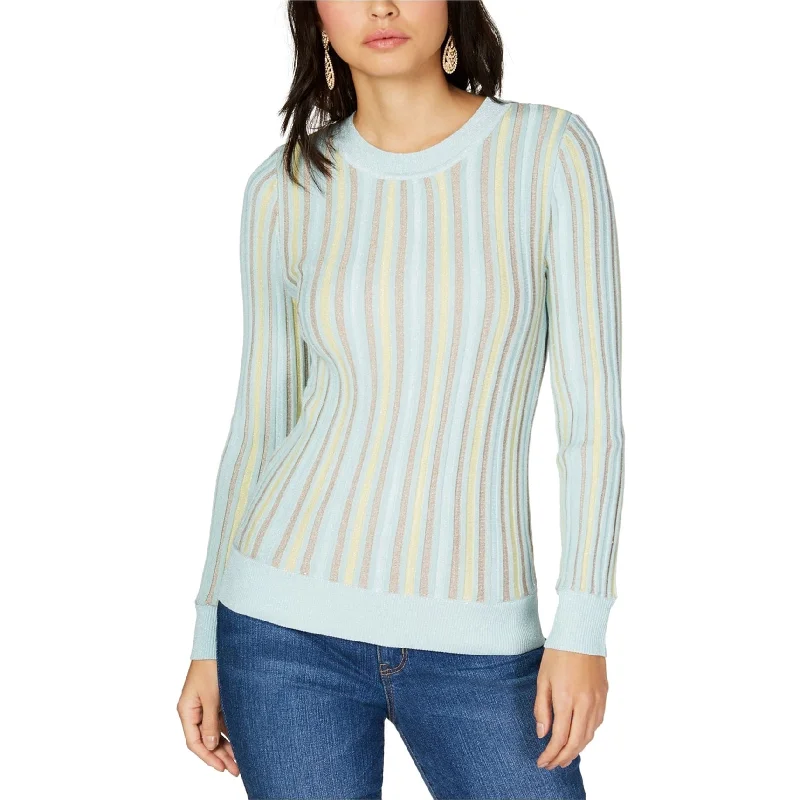 I-N-C Womens Textured Stripe Pullover Sweater