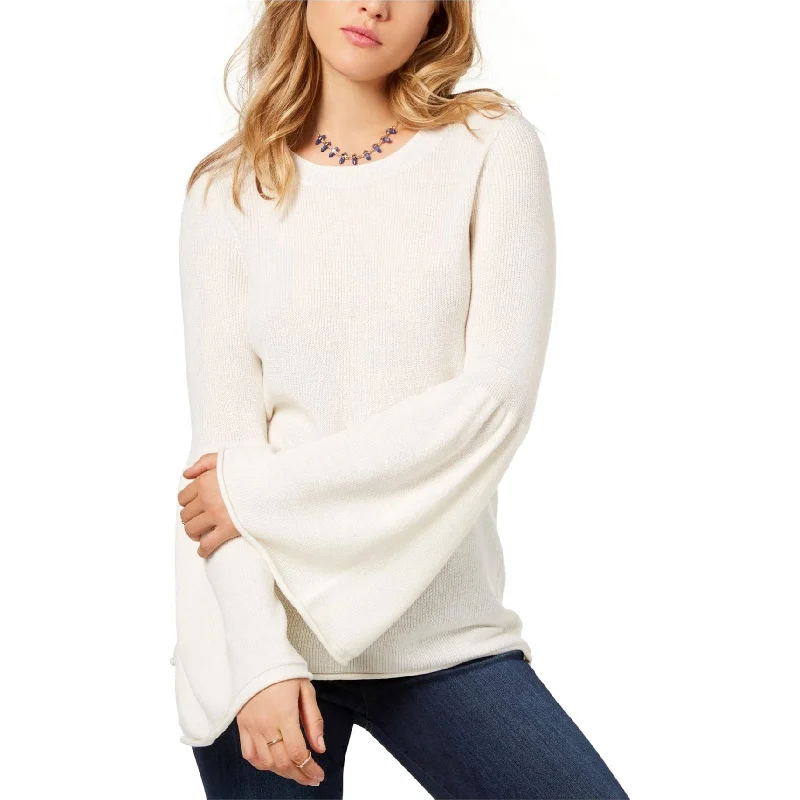 Kensie Womens Bell Sleeve Pullover Sweater