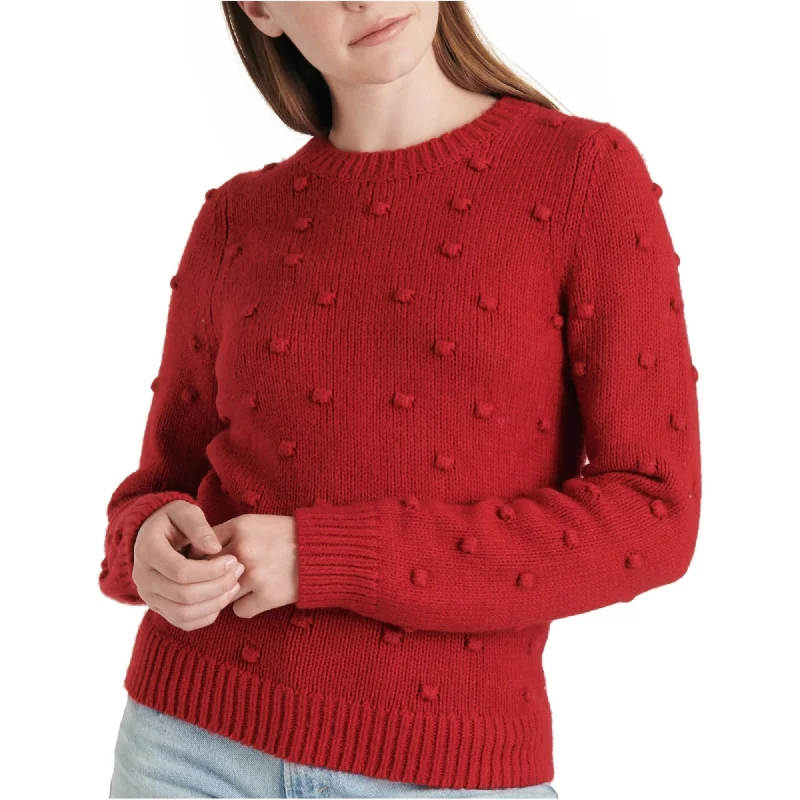 Lucky Brand Womens Long-Sleeve Pullover Sweater, Red, Medium