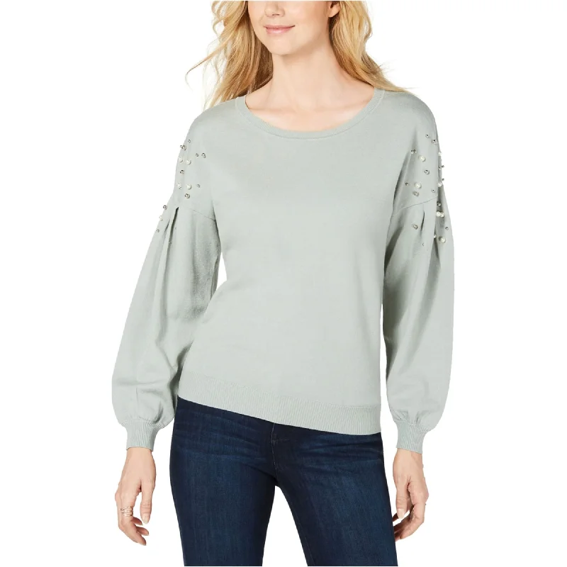 I-N-C Womens Embellished Pullover Sweater