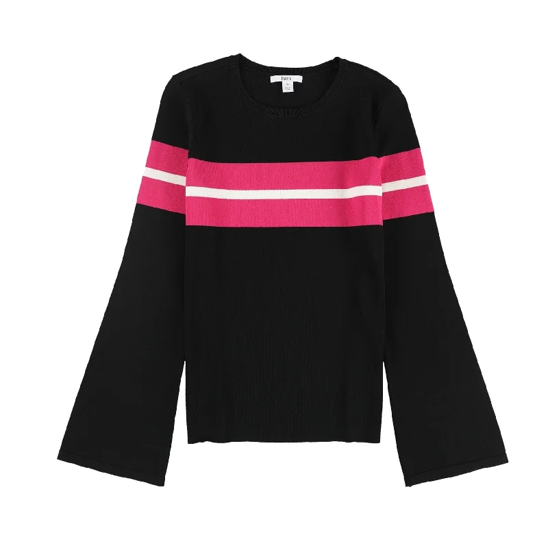 Bar Iii Womens Striped Pullover Sweater