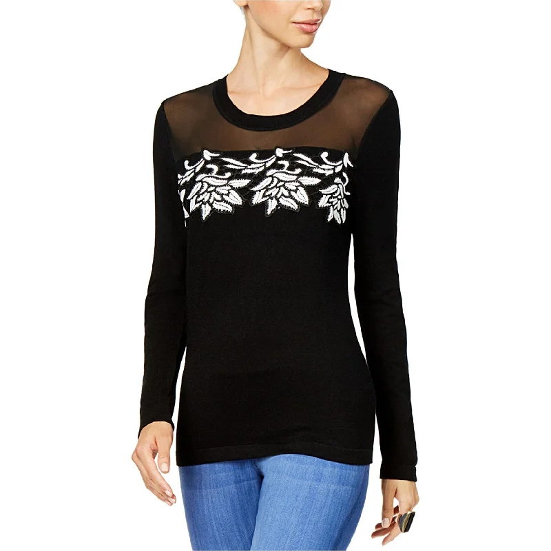 Thalia Sodi Womens Illusion Pullover Sweater