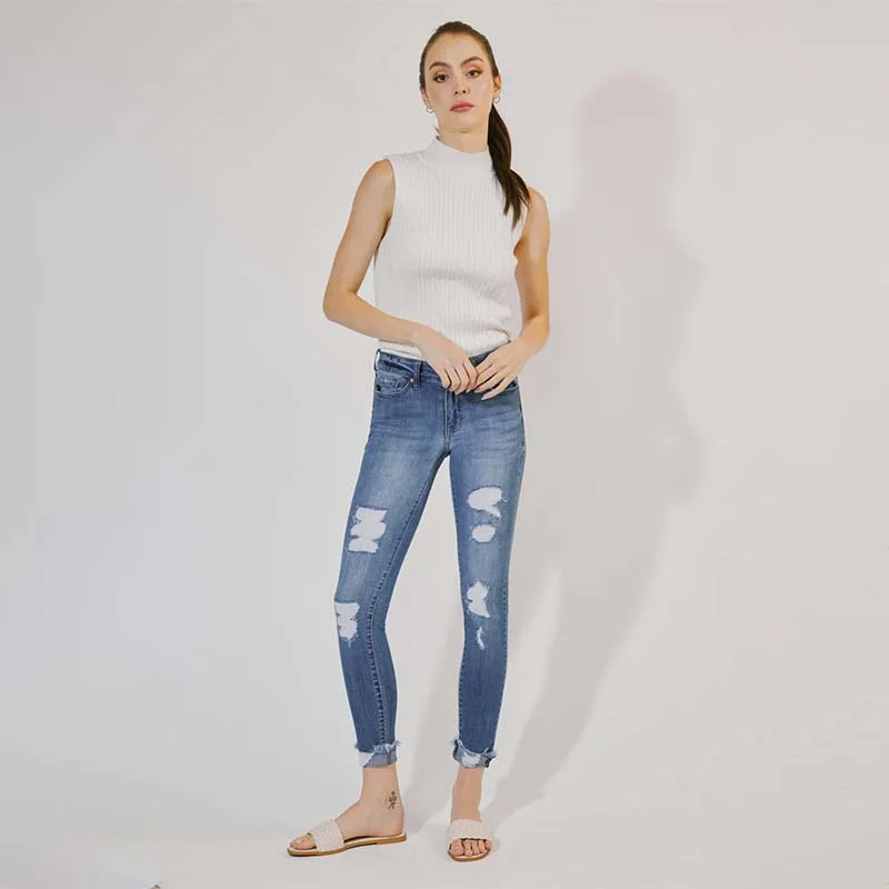 Florence Mid Rise Skinny Jeans