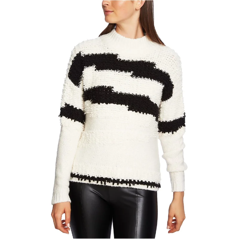 1.State Womens Textured Knit Pullover Sweater