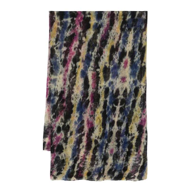 Zephyr Scarf - Black/Orchid