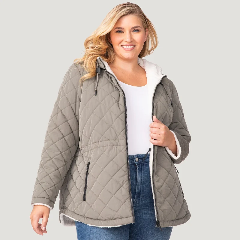 Women's Plus Size Switch It Up Cloud Lite Reversible Jacket