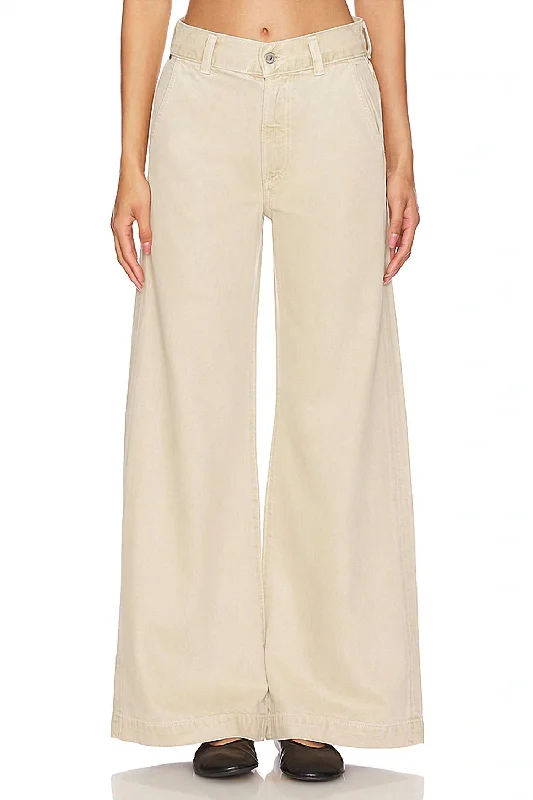 Beverly Trouser Pants In Taos Sand